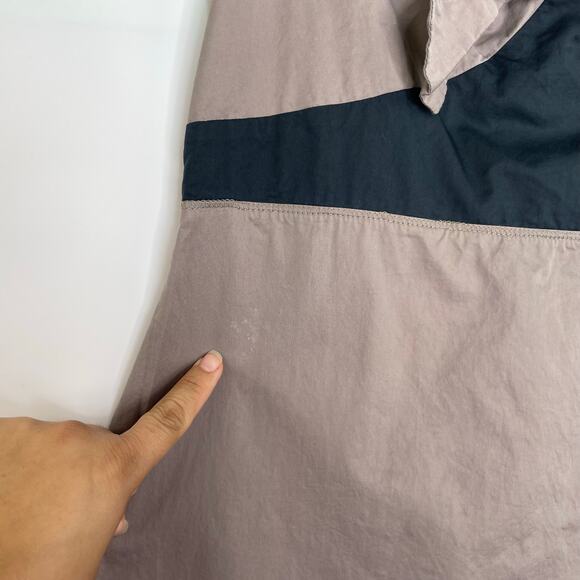 See by Chloe Bow dress blue mauve sleeveless mini 100% Cotton - Picture 7 of 16